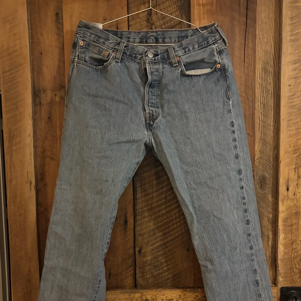 Levi's Light Blue Denim Jeans -501 - 34x29